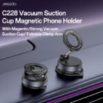 ⁦استاند مغناطيسي للجوال بقاعدة شفط⁩ - الصورة ⁦3⁩