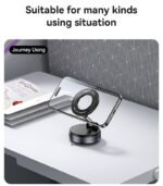 ⁦استاند مغناطيسي للجوال بقاعدة شفط⁩ - الصورة ⁦6⁩