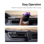 ⁦استاند جوال للسيارة مع شحن لاسلكي يثبت على فتحة المكيف⁩ - الصورة ⁦4⁩