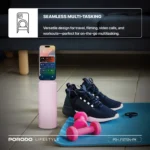 ⁦مطارة مع استاند للجوال (1 لتر) Porodo - لون وردي⁩ - الصورة ⁦3⁩