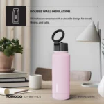 ⁦مطارة مع استاند للجوال (1 لتر) Porodo - لون وردي⁩ - الصورة ⁦8⁩
