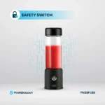 ⁦عصارة محمولة Powerology – لون اسود⁩ - الصورة ⁦4⁩